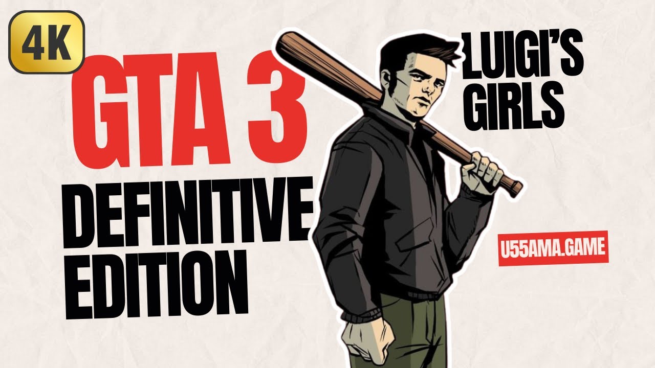 Luigi's Girls | GTA 3 Definitive Edition Gameplay | Mission 2 | No Commentary | Mobile 4K