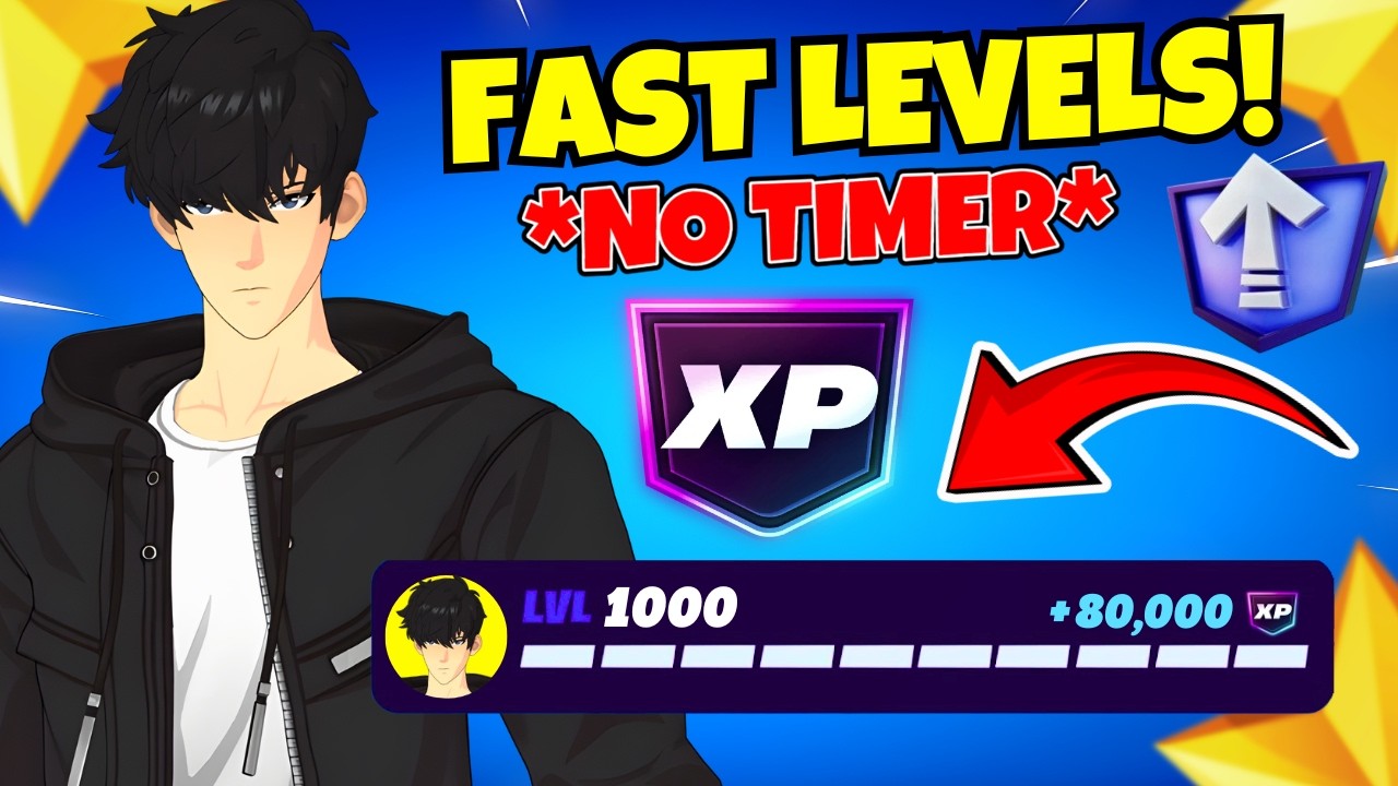New FAST AFK Fortnite XP MAP to Help LEVEL UP FAST in Chapter 7 Season 1!
