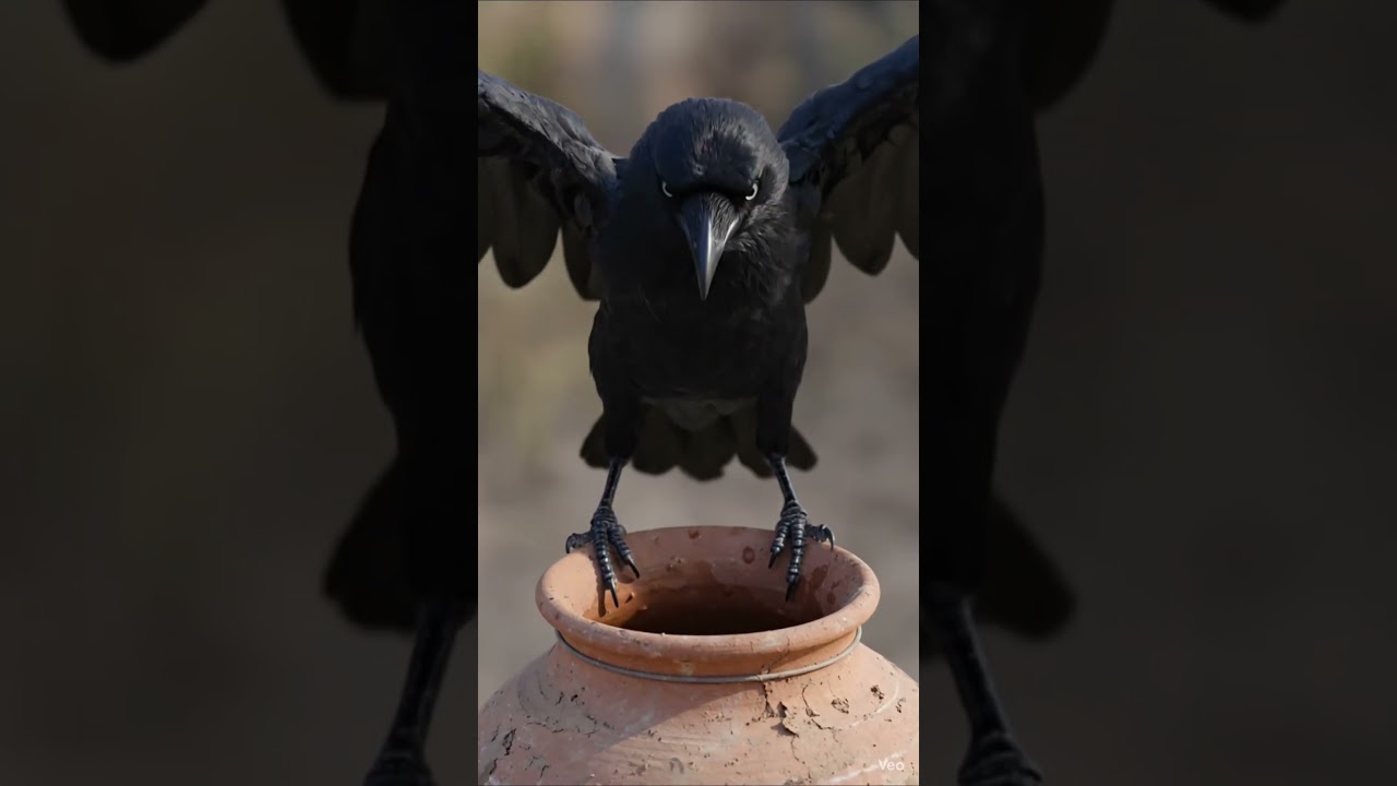 A Thirsty Crow #kids#panchatantrastories #storiesinhindi #stories