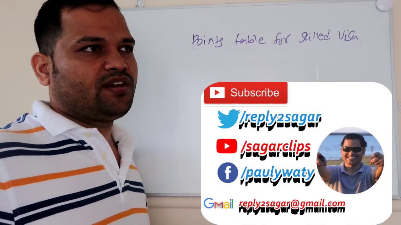 Points table for skilled visas for Australia |  Calculate points for 189 or 190 visa