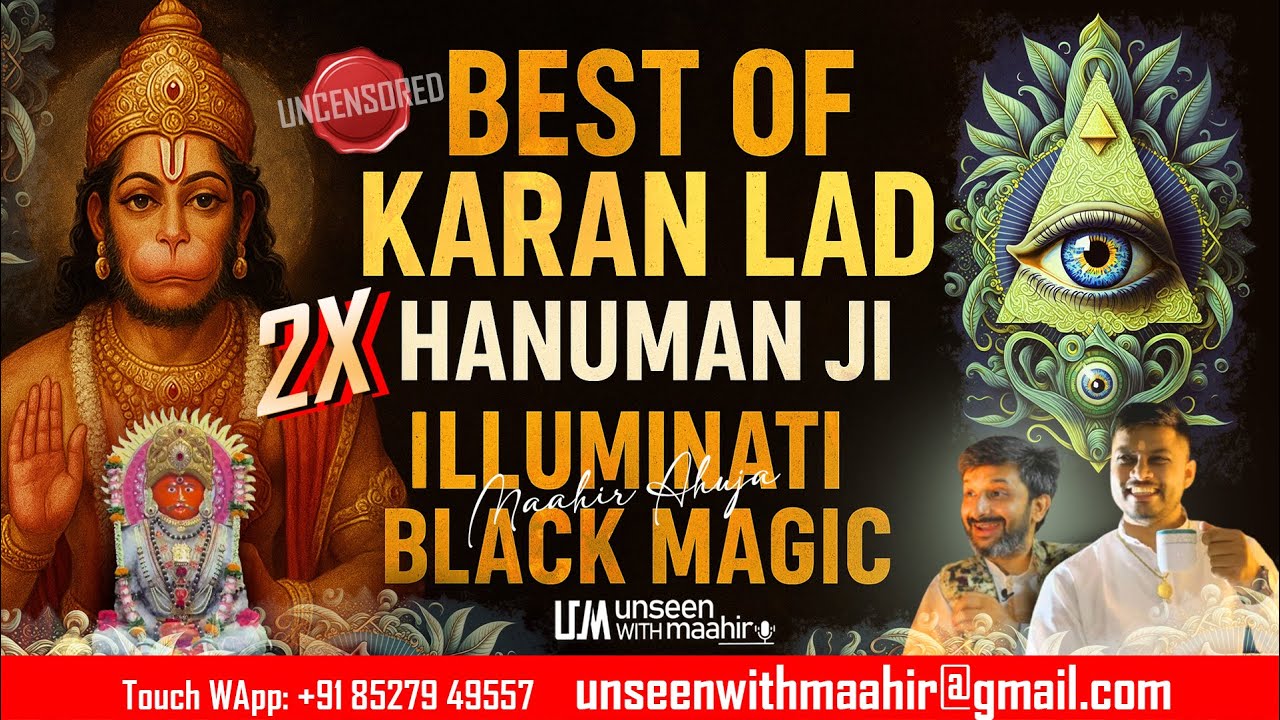 Hanuman Ji&rsquo;s Power & Miracles | Karan Lad x Maahir Ahuja | Illuminati, ब्लैक मैजिक & Illuminati