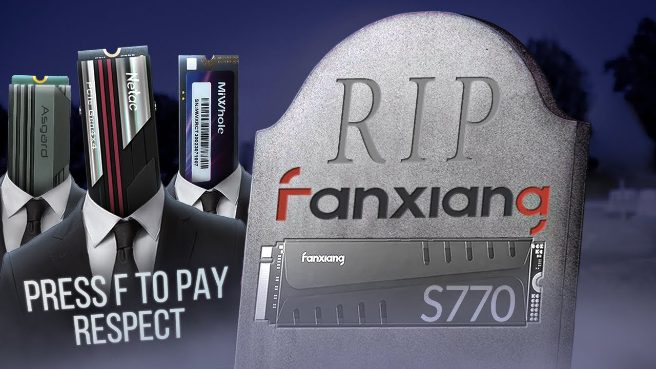 Review SSD Fanxiang S770 - O SSD que morreu durante os Testes e voltou dos mortos igual Lázarus 😂😂
