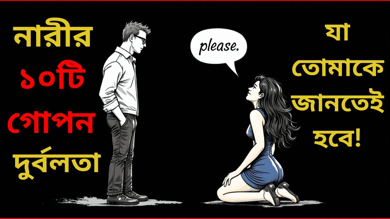 নারীর ১০ টি গোপন মানসিক দুর্বলতা যা পুরুষদের অবশ্যই জানা উচিত | Dark Psychology | Stoicism Bangla |