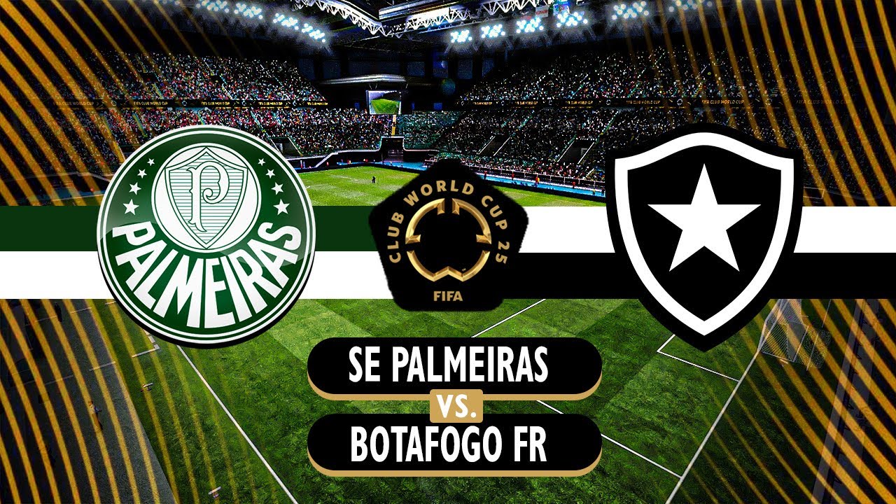 Palmeiras x Botafogo (28/06/2025) SUPER MUNDIAL de CLUBES 2025 - EFootball 2025