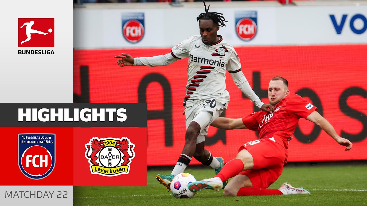 Bayer Keeps On Winning! | Heidenheim - Bayer Leverkusen 1-2 | Highlights | MD 22 – Bundesliga 23/24