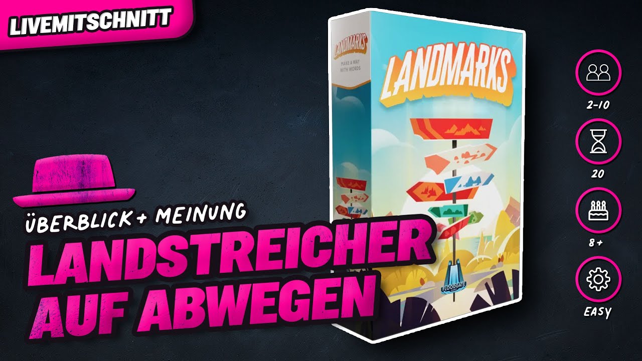 LANDMARKS - Floodgate Games - Pegasus Spiele - Brettspiel - Der Pile ist geil