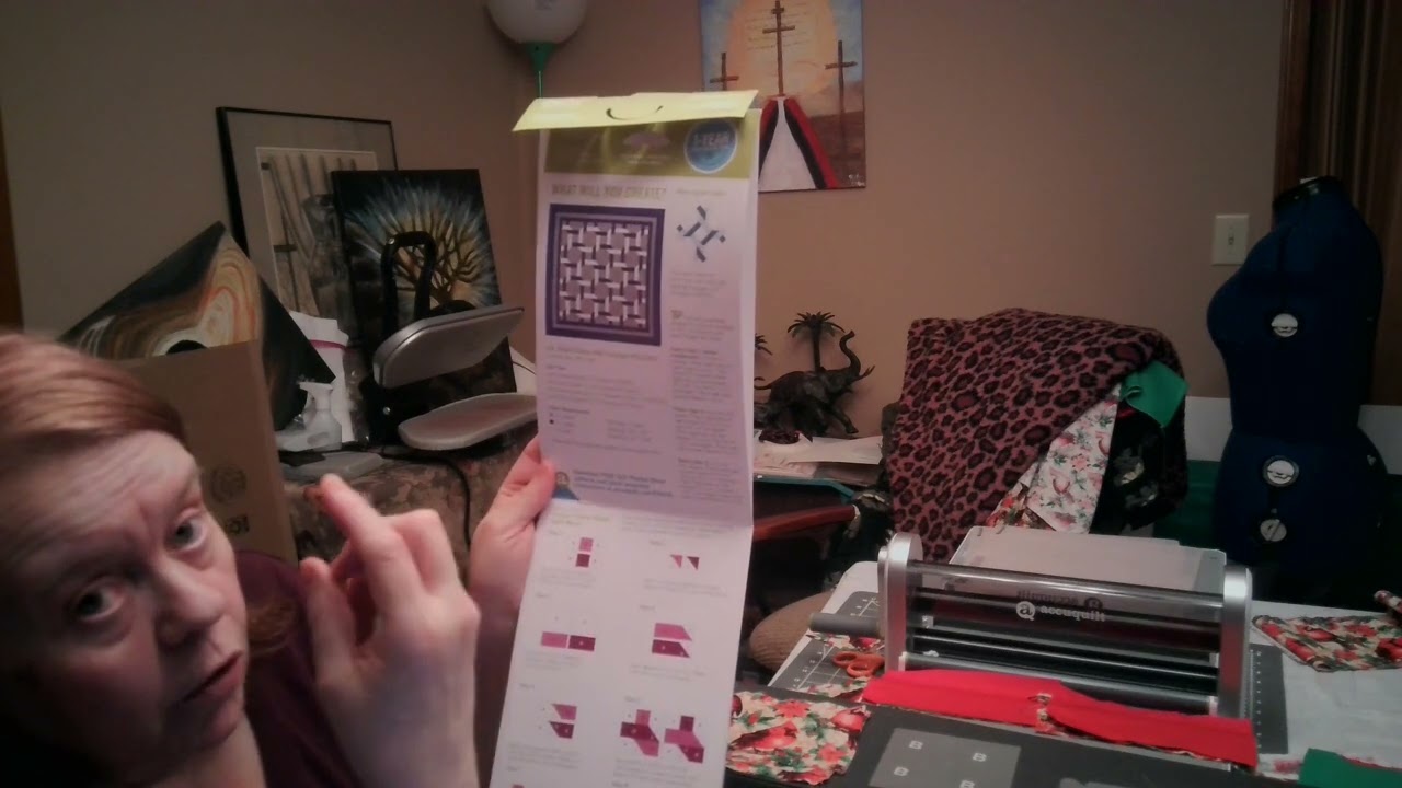 Easy CHRISTMAS Print Quilt with ACCU-QUILT GO (Part 1)
