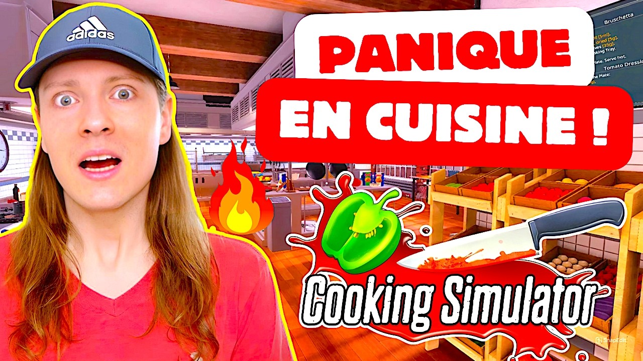 COOKING SIMULATOR : VENEZ MANGER DANS MON RESTAURANT (c'est très bon) - Délires de Max