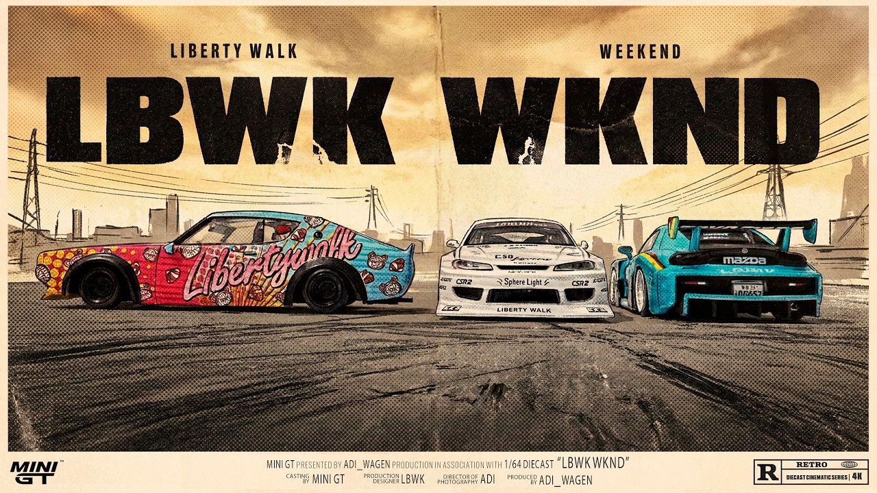 [1/64 Liberty Walk] Weekend Garage - The Ultimate Diorama!