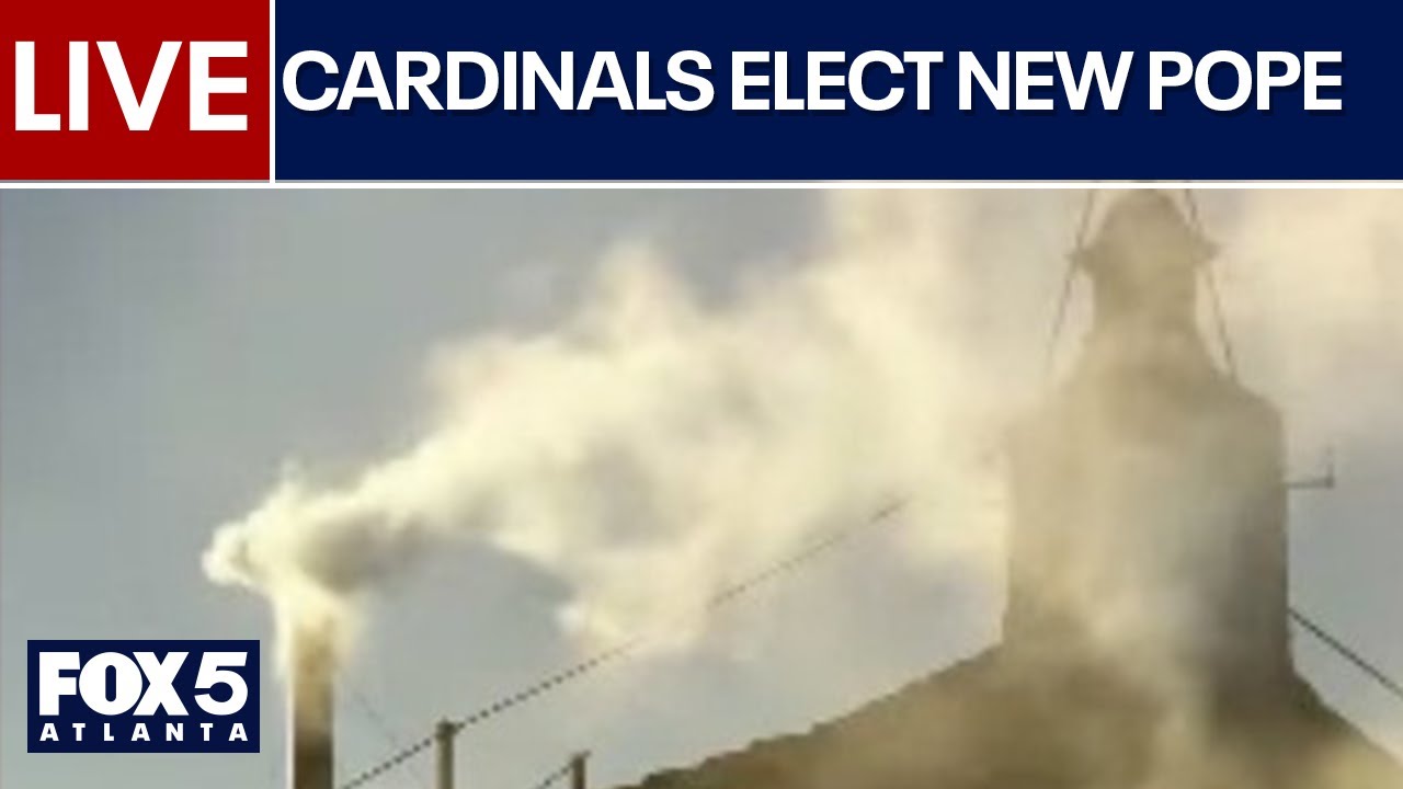 WATCH LIVE:  White smoke signals new Pope