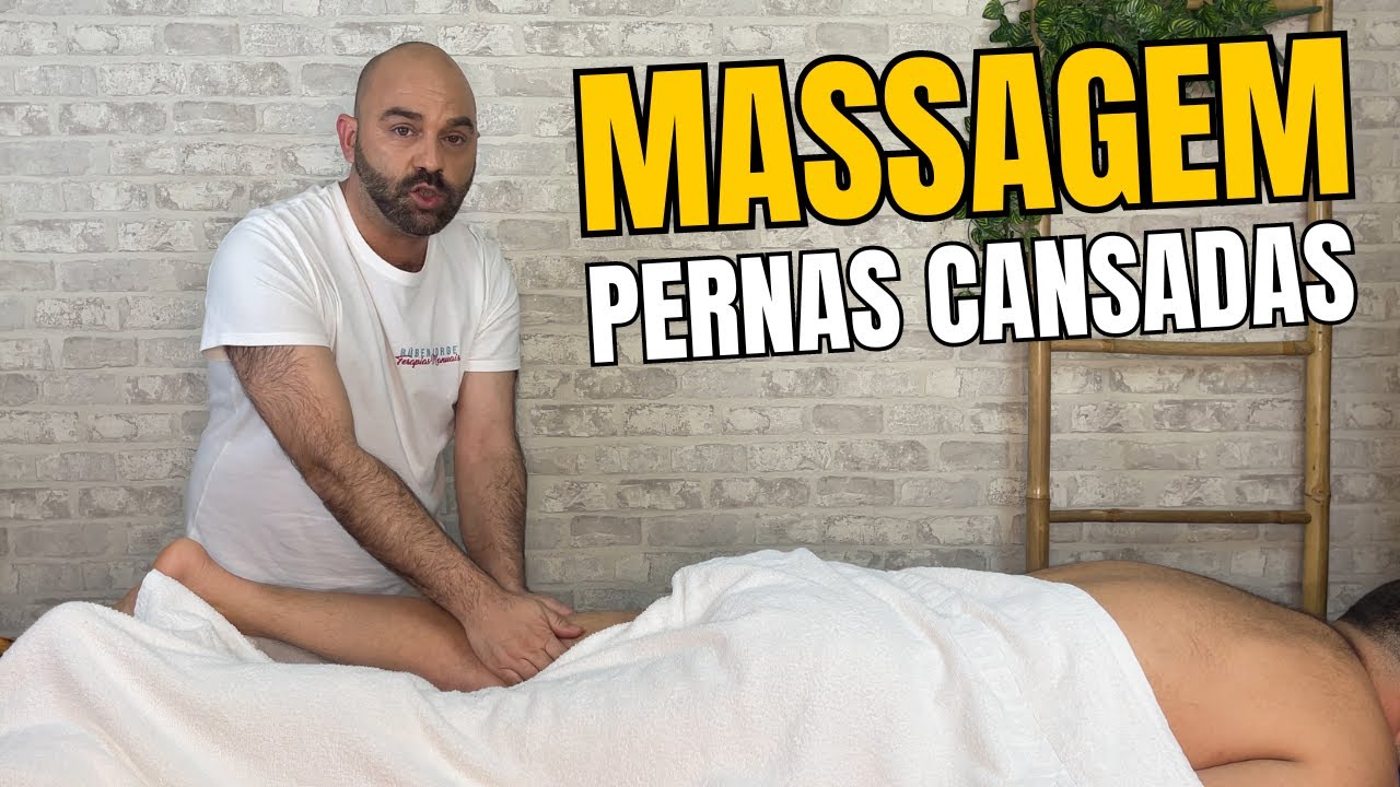 Massagem aliviar dores e pernas cansadas