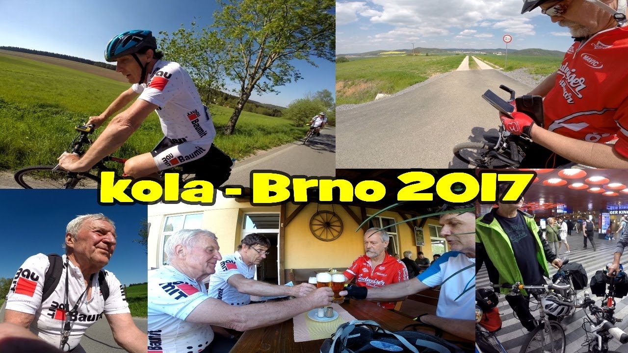 Cyklovýlet Brno  -  Brandýs n. Labem v roce 2017