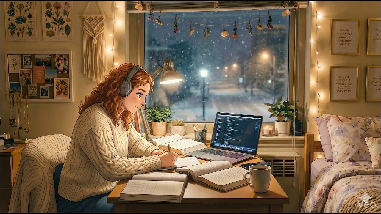 Study with Sofi - Live Stream Chill Music to Focus