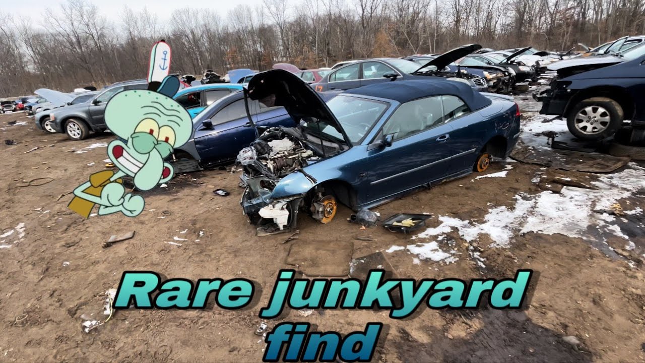 Manual Saab 9-3 2.8l V6 Convertible  Found at Junkyard | Salvaging Spare Parts