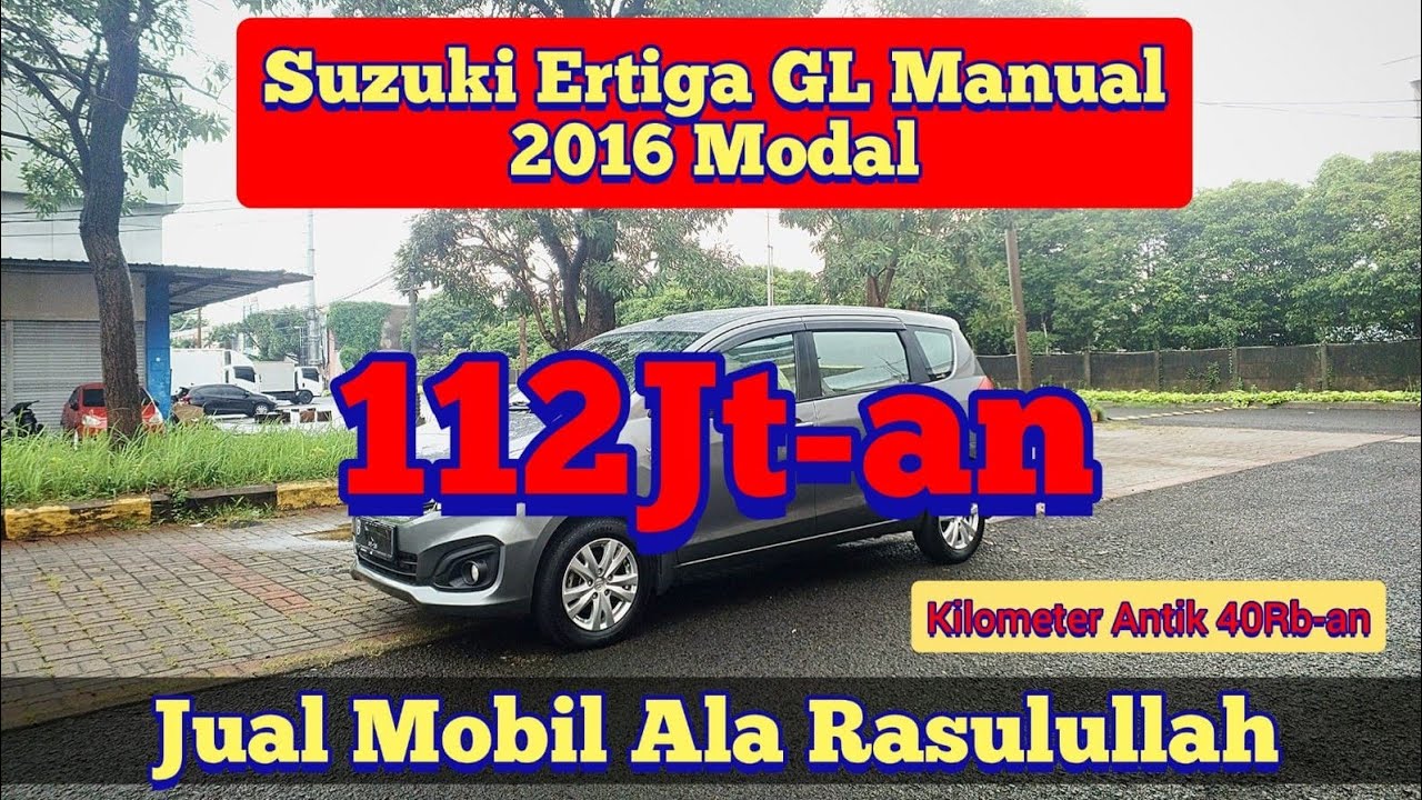 Jual Mobil Ala Rasulullah | Suzuki Ertiga GL Manual 2016 Antik Kilometer 40Rb-an