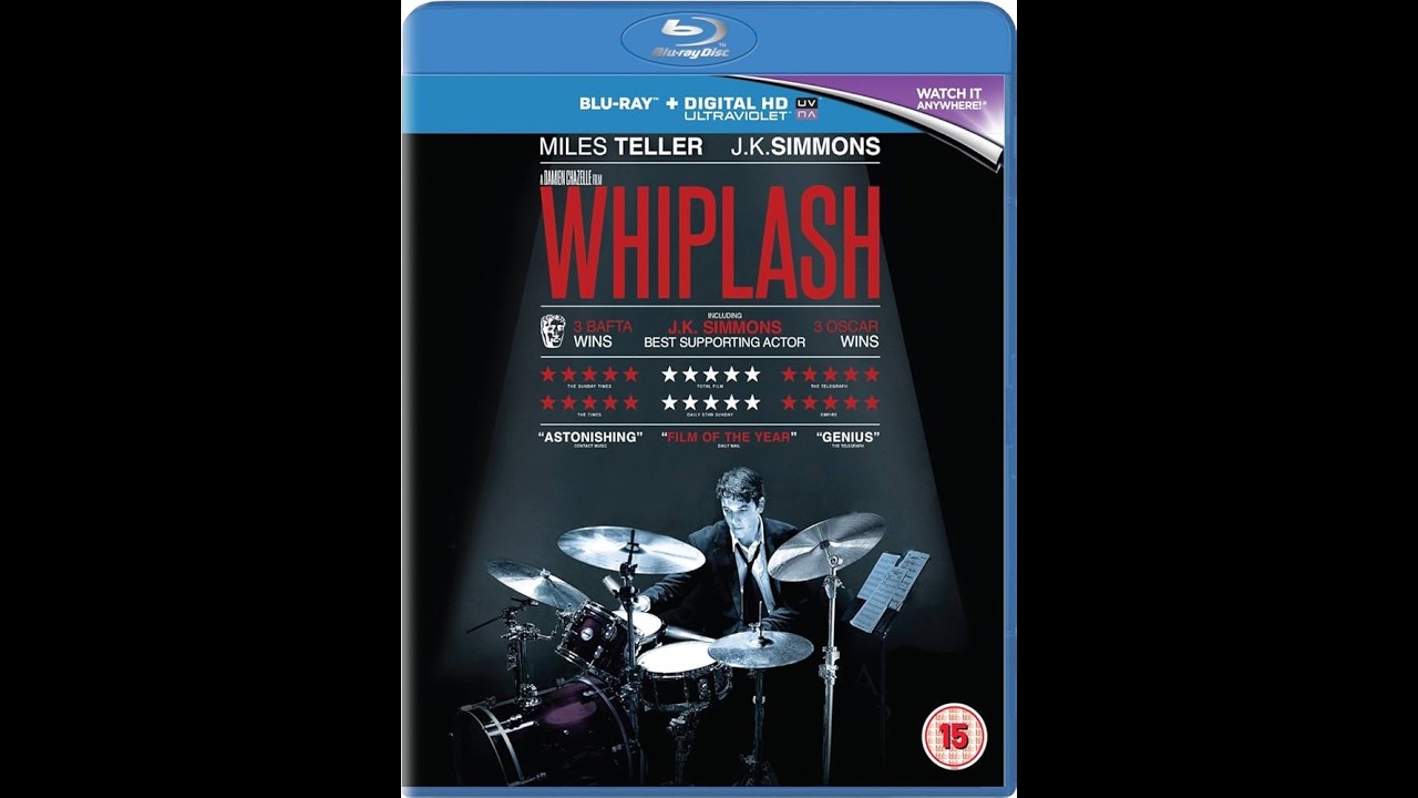 Opening to Whiplash 2015 UK Blu-ray 