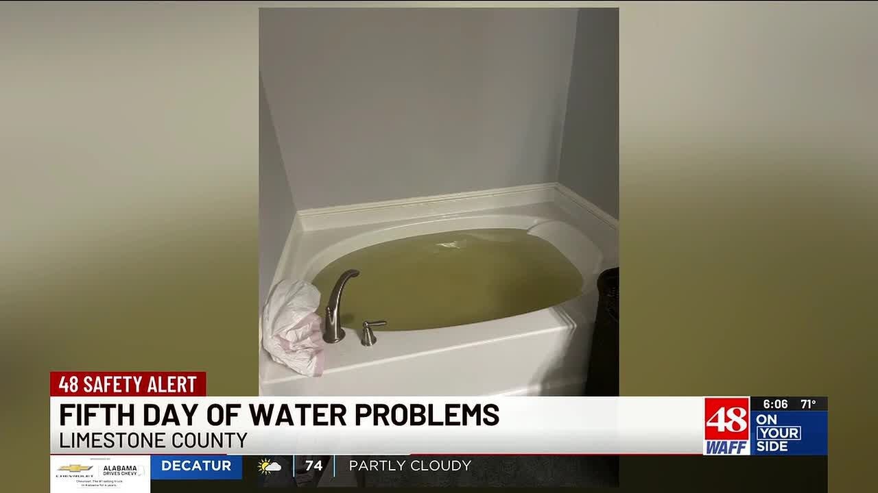Limestone County residents are still seeing dirty water 5 days later