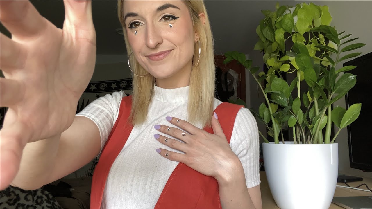 ASMR Tingly Hand Movements 🤍 (face touching, plucking, tracing | 60fps)