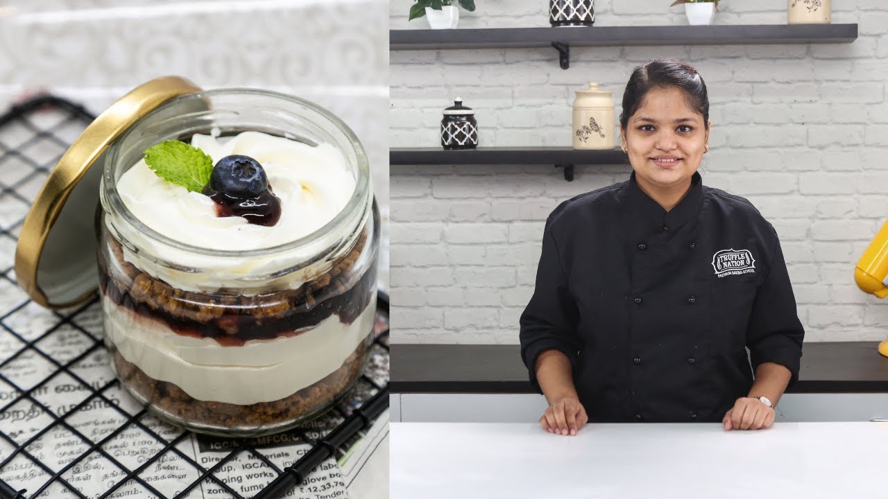 No-Bake Blueberry Cheesecake Jar Recipe