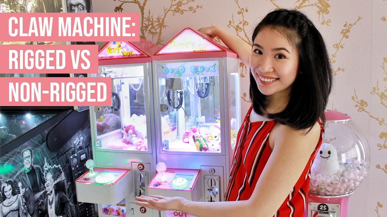 Unboxing + Rigged Vs Non Rigged Mini Claw Crane Game Machine