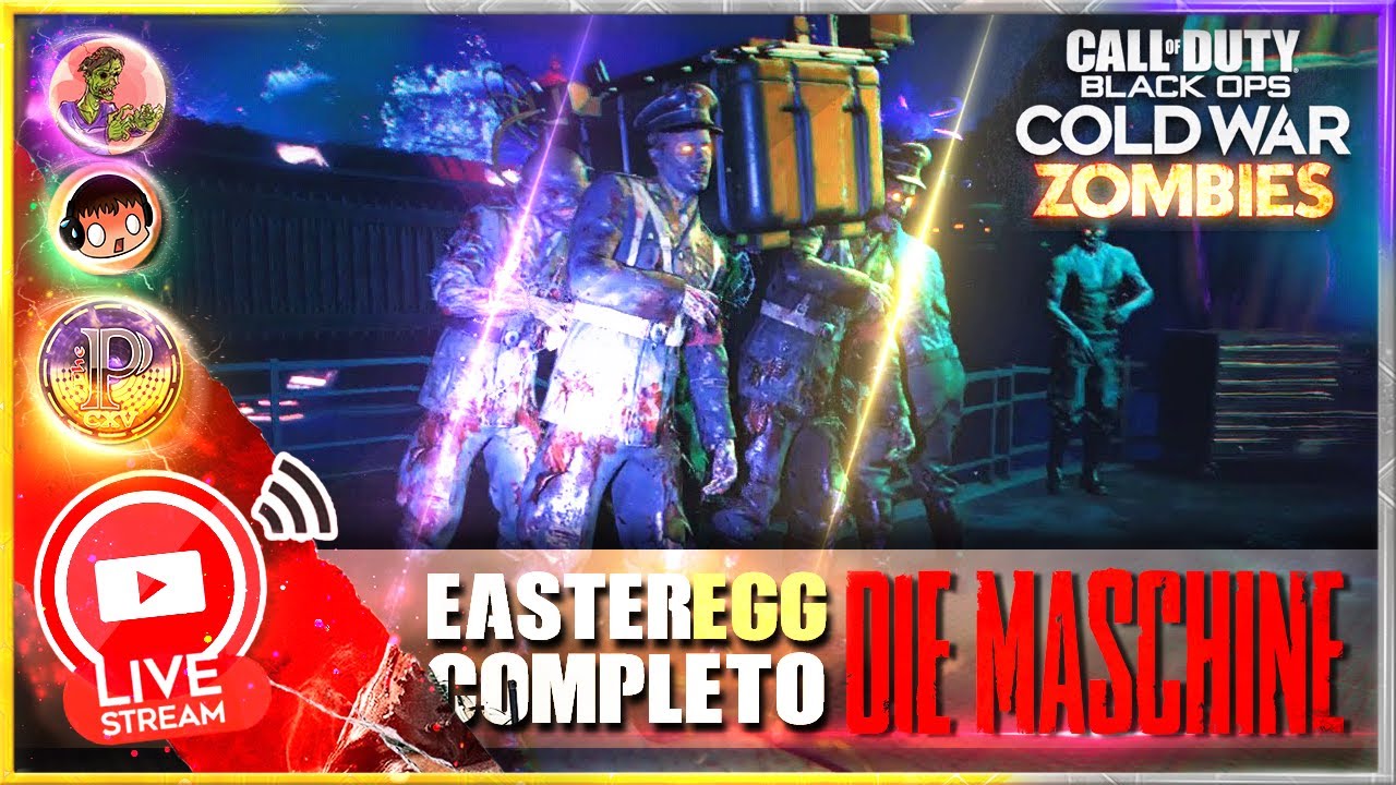EASTER EGG COMPLETADO *DIE MASCHINE* ft. @VerrucktMann115 y @MrAnsed23 || BLACK OPS COLD WAR ZOMBIES