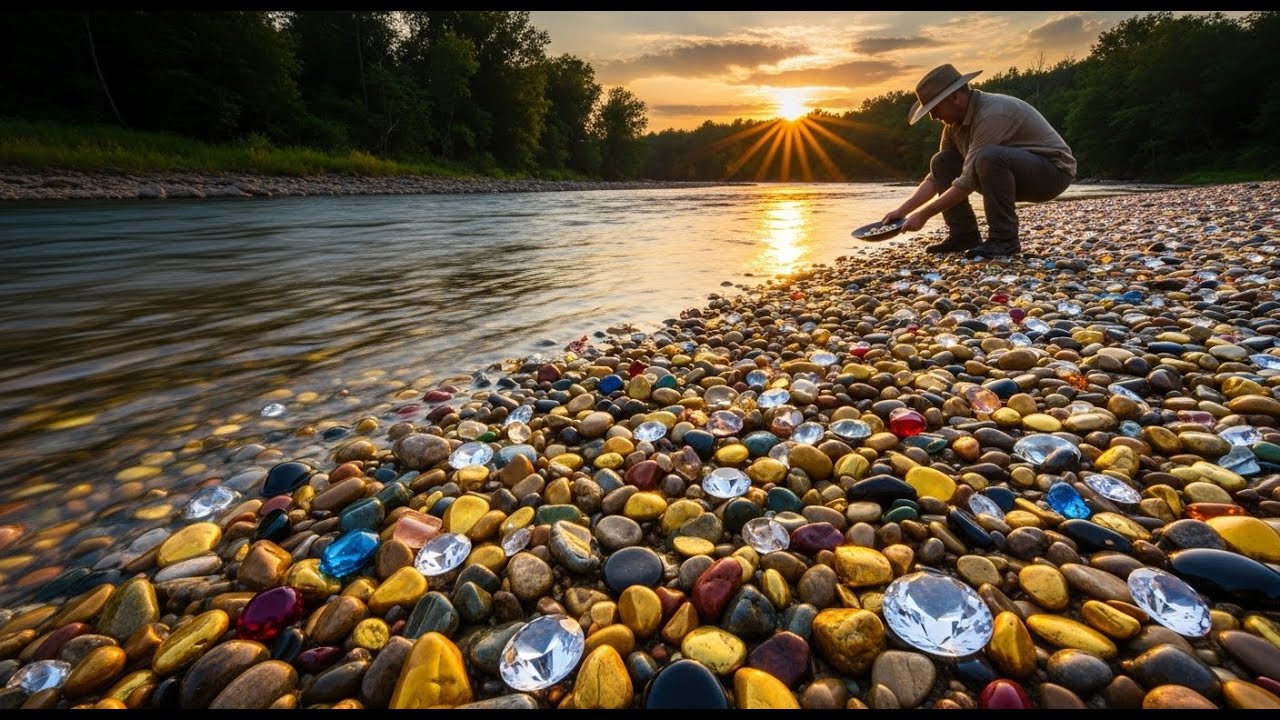 From Dirt to Riches: Gold & Gems in One River