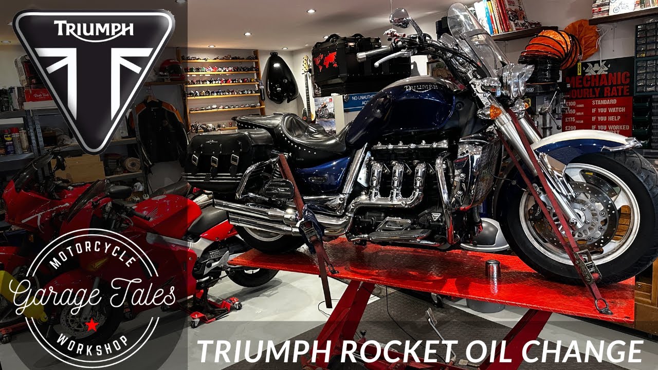 Triumph Rocket Oil Change