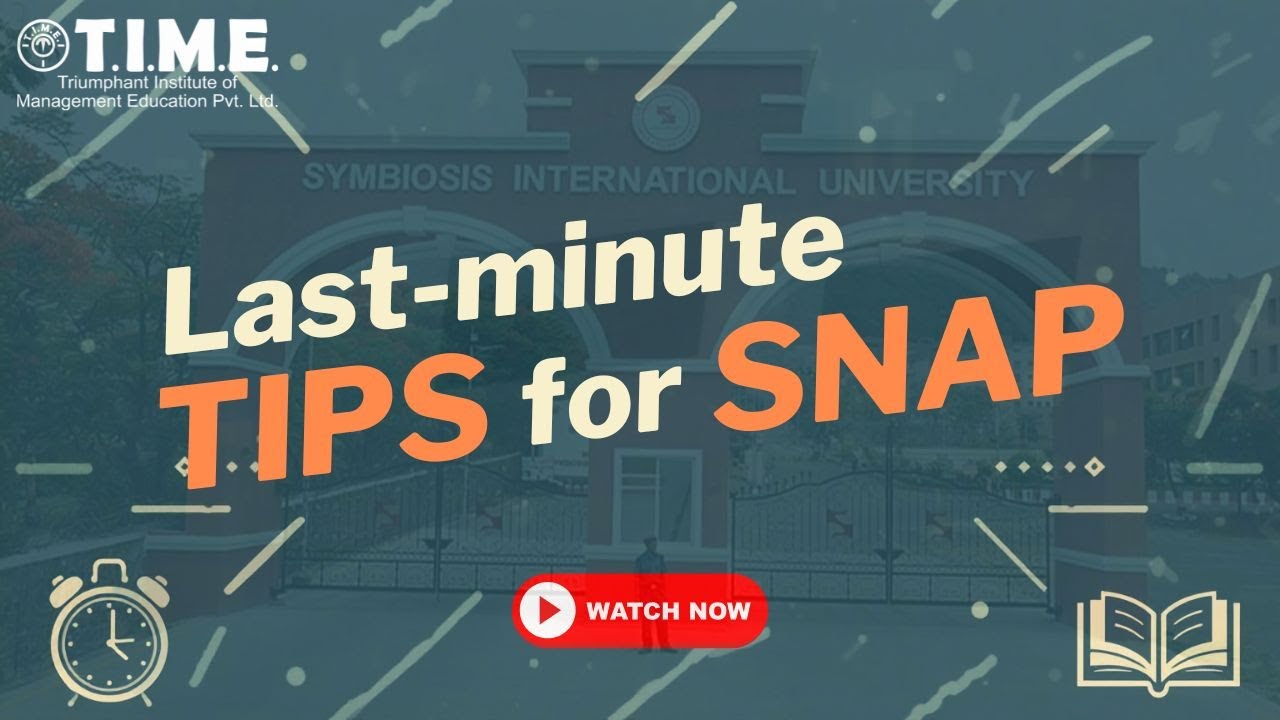 Last minutes TIPS for SNAP