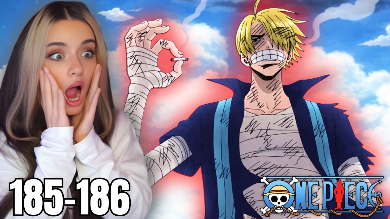ЖЕРТВА САНДЖИ! | Реакция на 185 и 186 серии One Piece