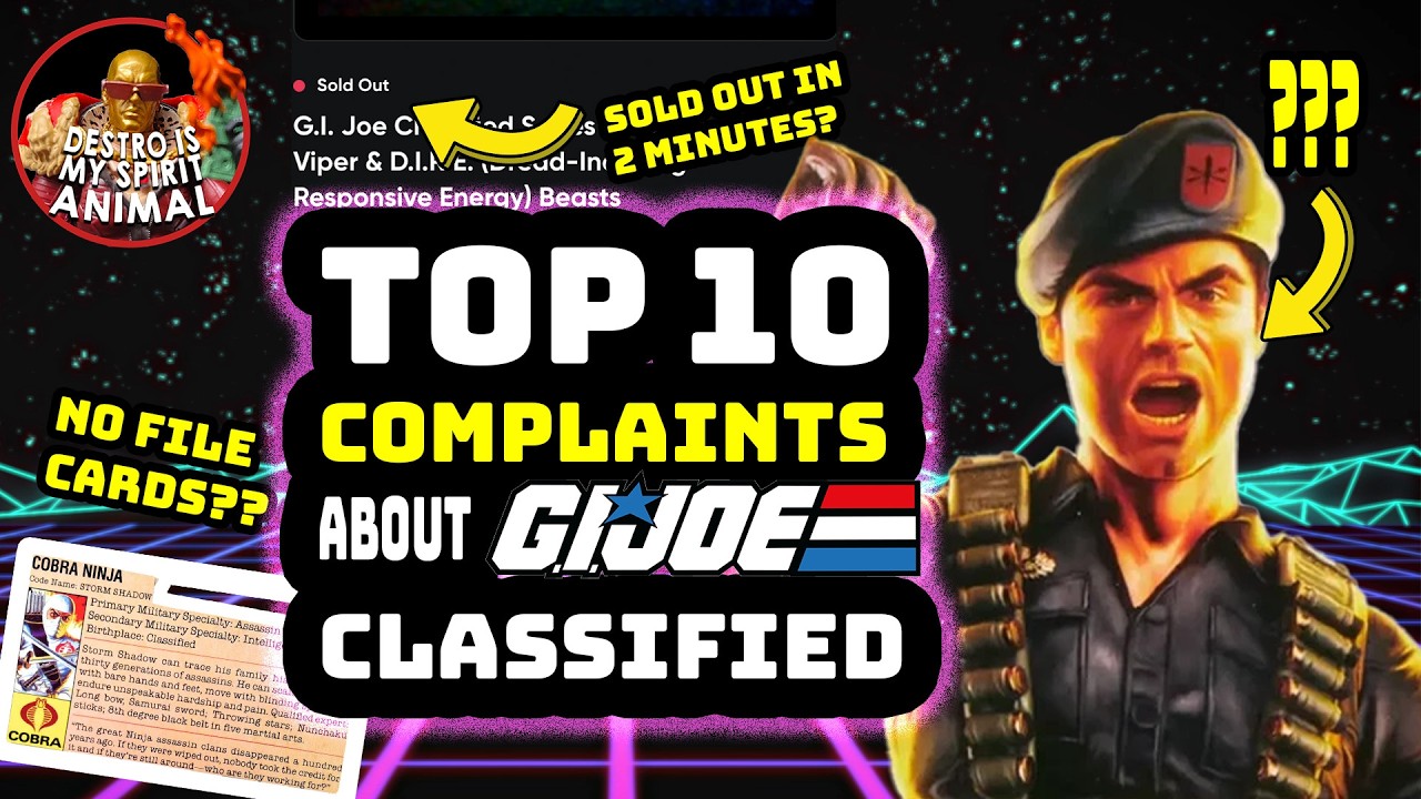 Ten Complaints About GI Joe Classified! (and some constructive criticism)