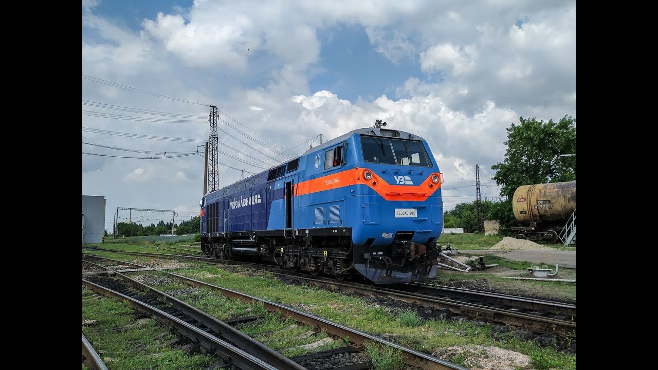Запуск дизеля GEVO12 локомотив TE33AC-2016 (General Electric, USA)
