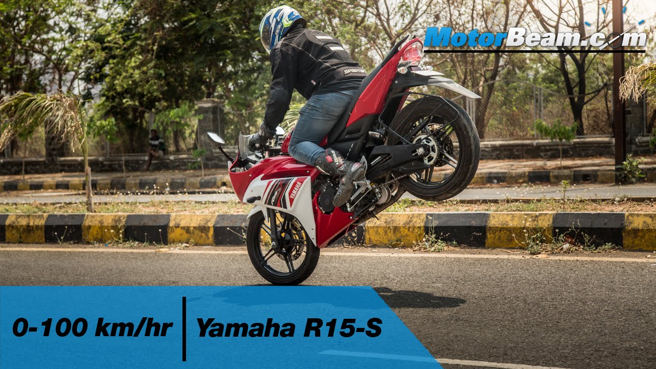 Yamaha R15-S 0-100 km/hr & Top Speed | MotorBeam