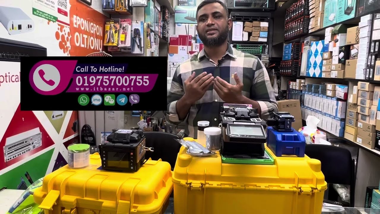 জিলং ফাইবার জয়েন্ট মেশিন #jilong  #splicer