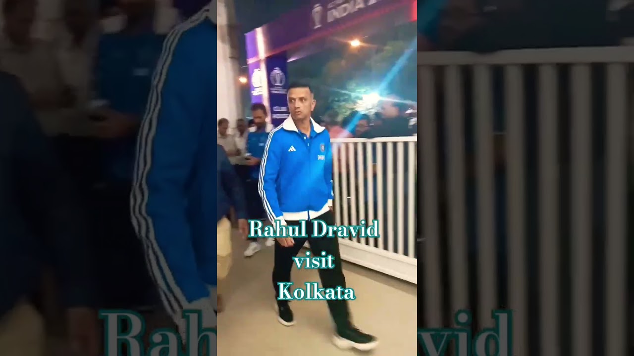 India coach Rahul Dravid visit Kolkata Eden garden 