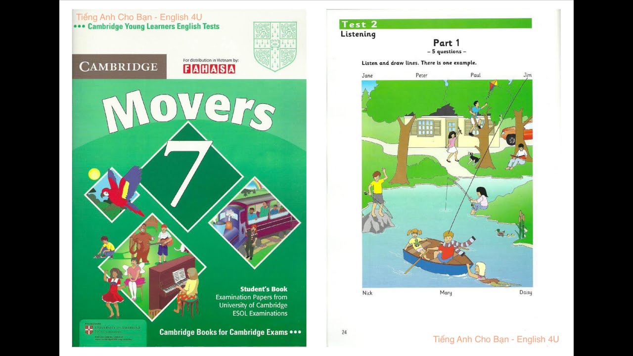Movers 7 | Test 2 | All English 4U