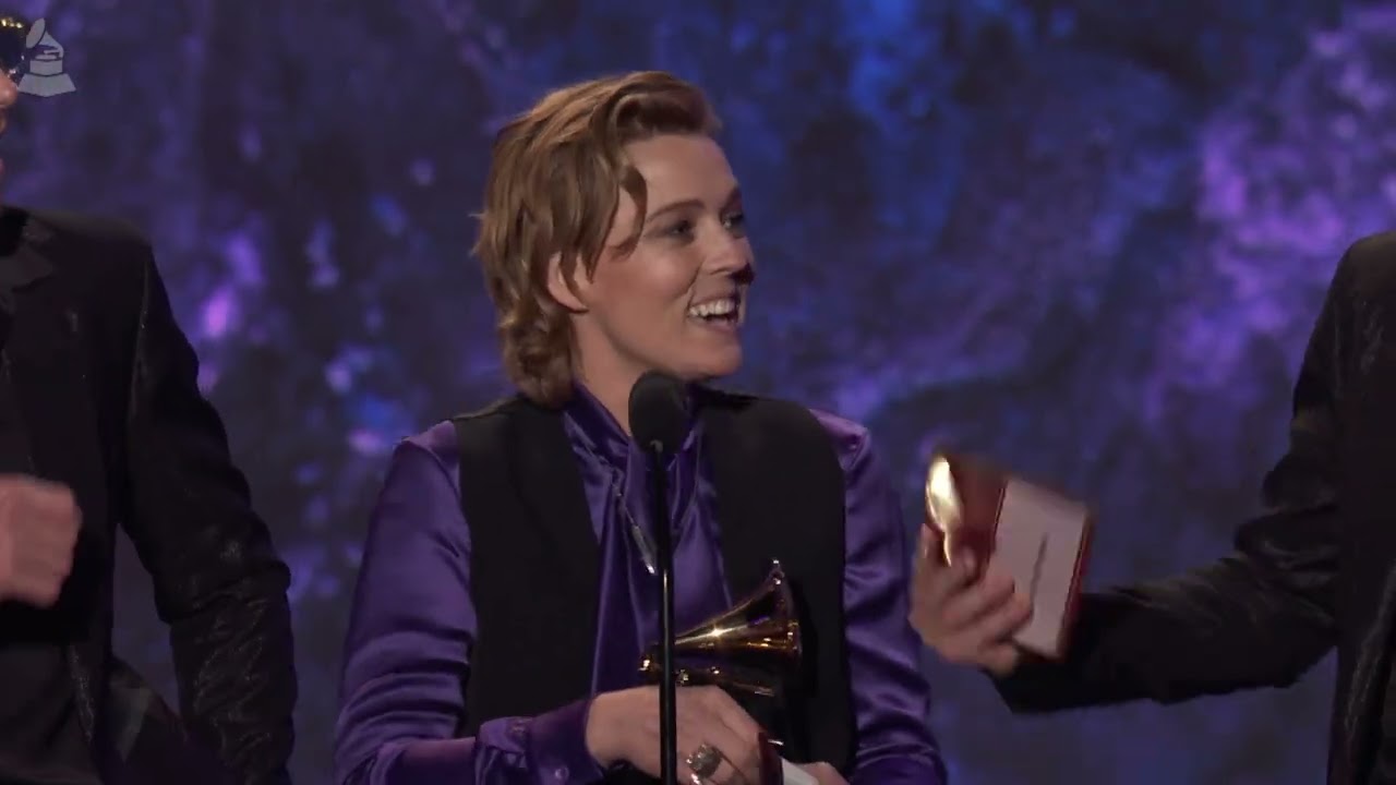 BRANDI CARLILE Wins Best Rock Performance For ‘BROKEN HORSES’ | 2023 GRAMMYs Acceptance Speech