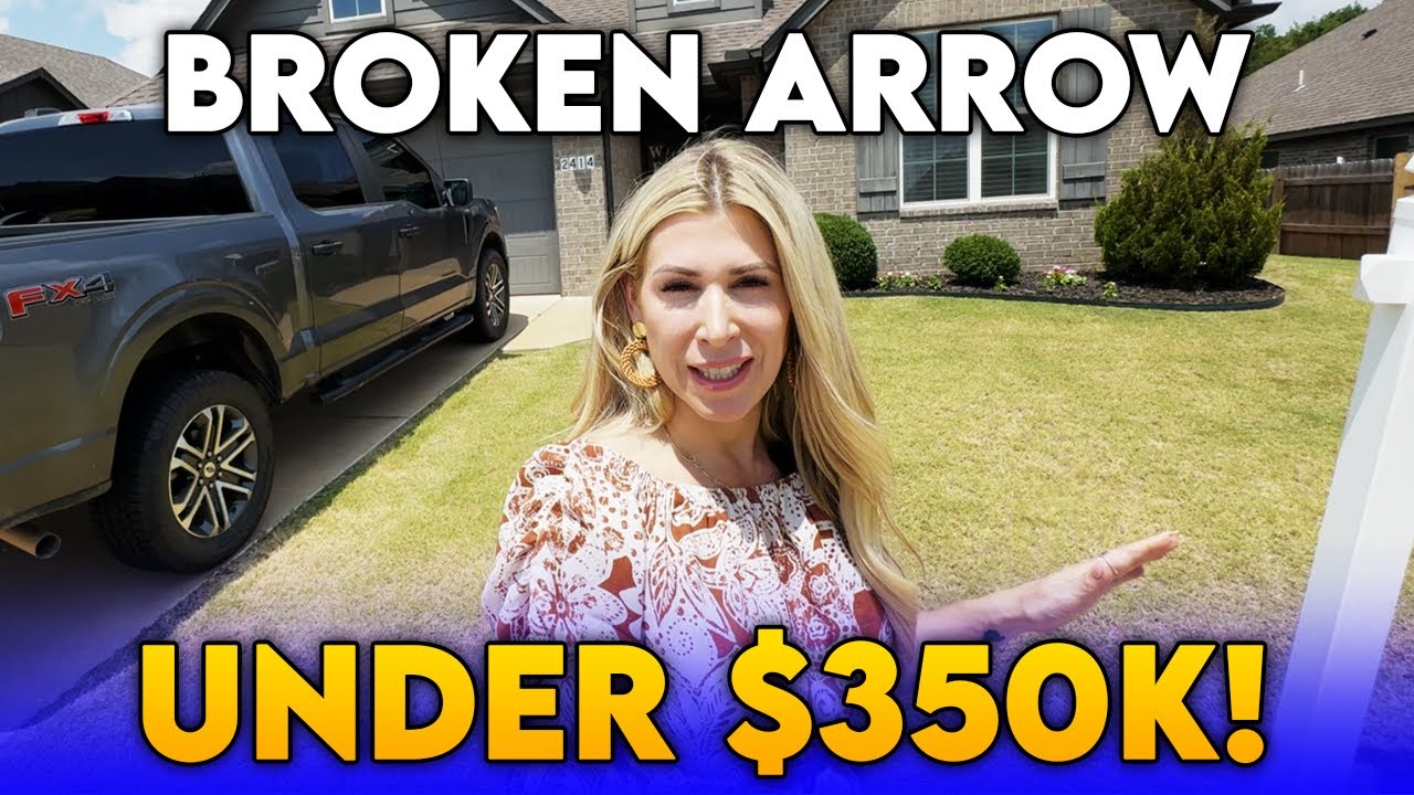 Broken Arrow OK Homes For Sale Under $350K | $330K Move-In Ready Tour | Tulsa Oklahoma