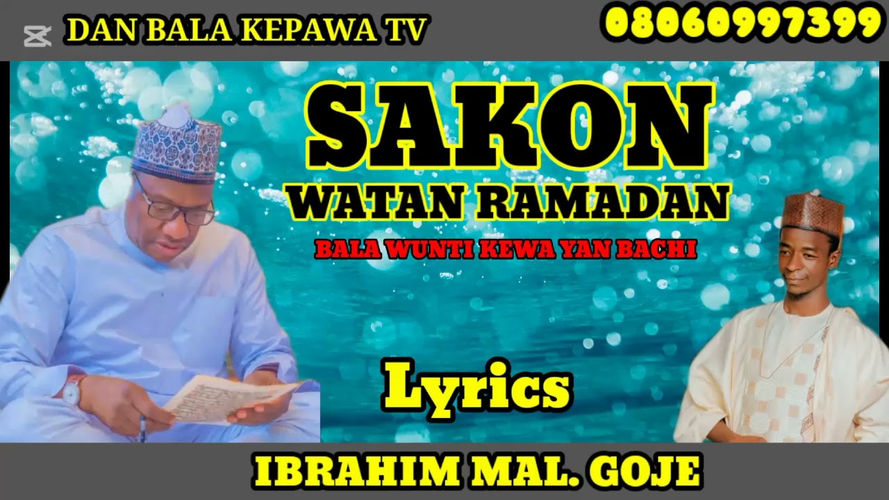 Sakon azumi sabuwar wakar Ibrahim mal Goje 