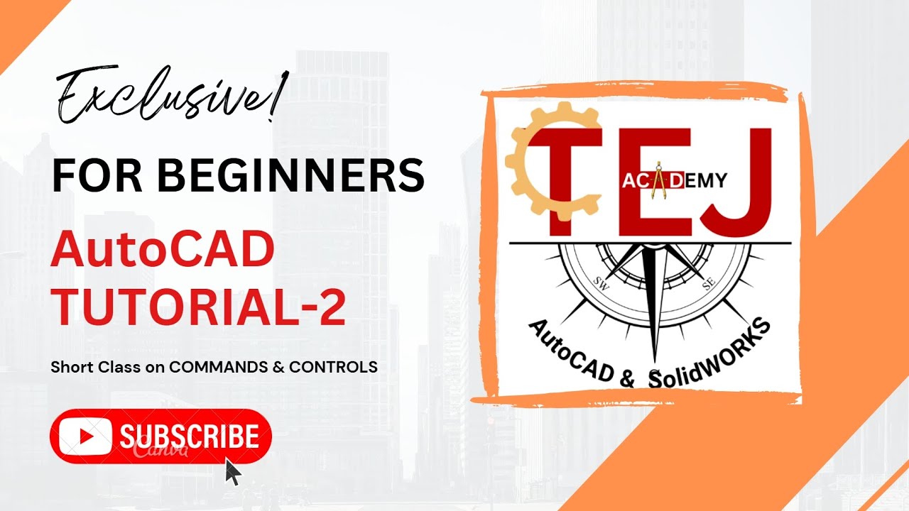 AutoCAD Tutorial- 2 for beginners 