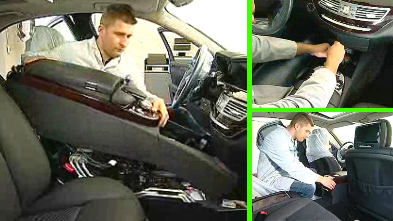 Mercedes-Benz S-Klasse (W221) Mittelkonsole aus- und einbauen: Erneuerung Dreh-Drücksteller