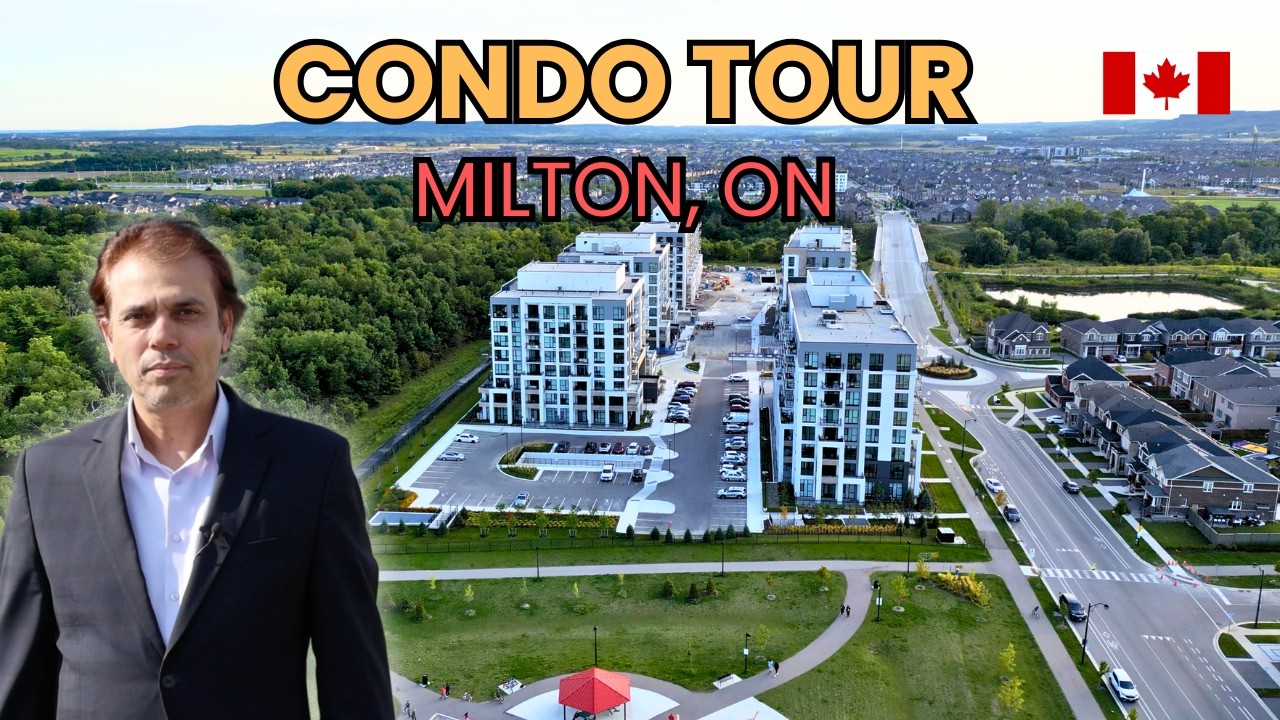 Condo Tour! Experience The New Elegant Condos 3 Bedrooms in Milton, Ontario!