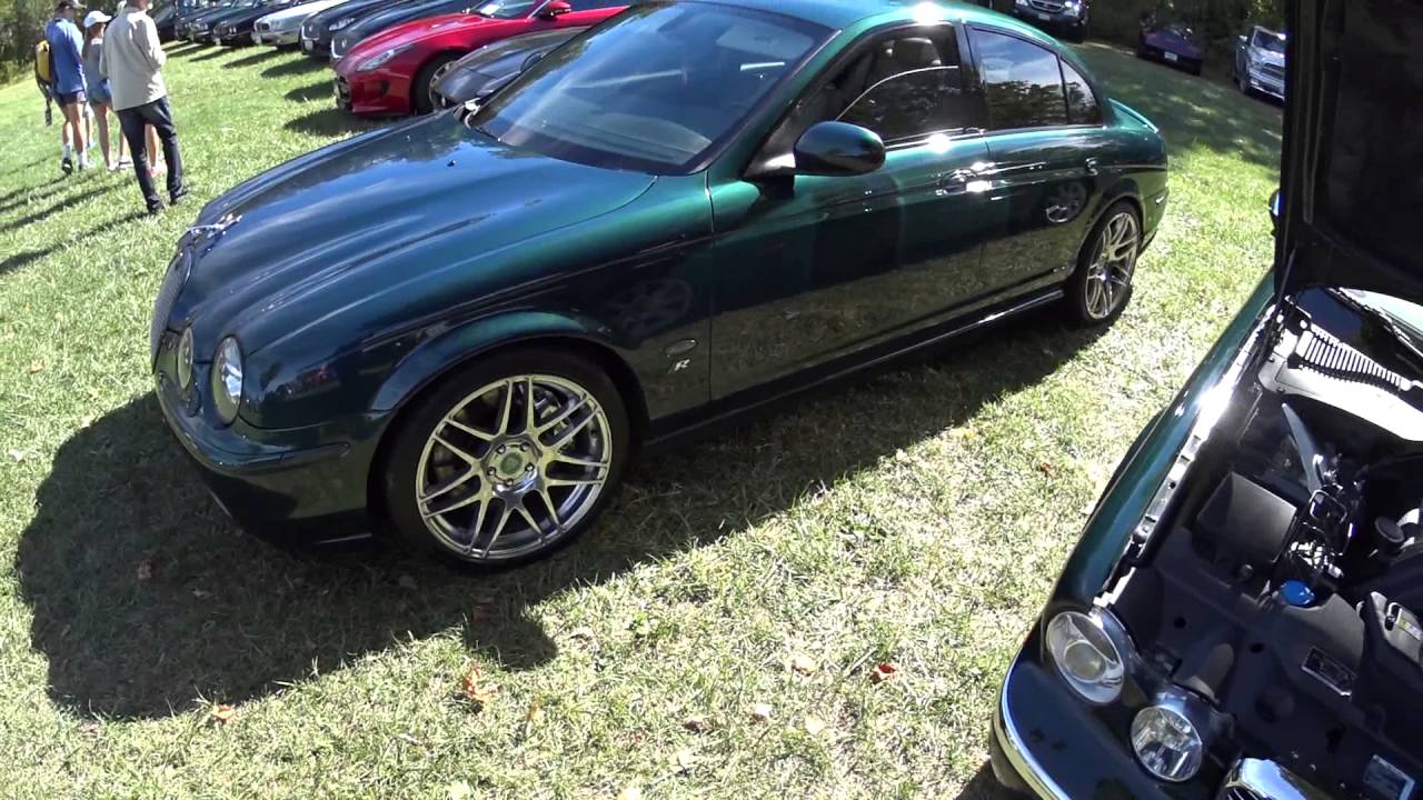 British Car Day 2015 - Jaguar S-type R display