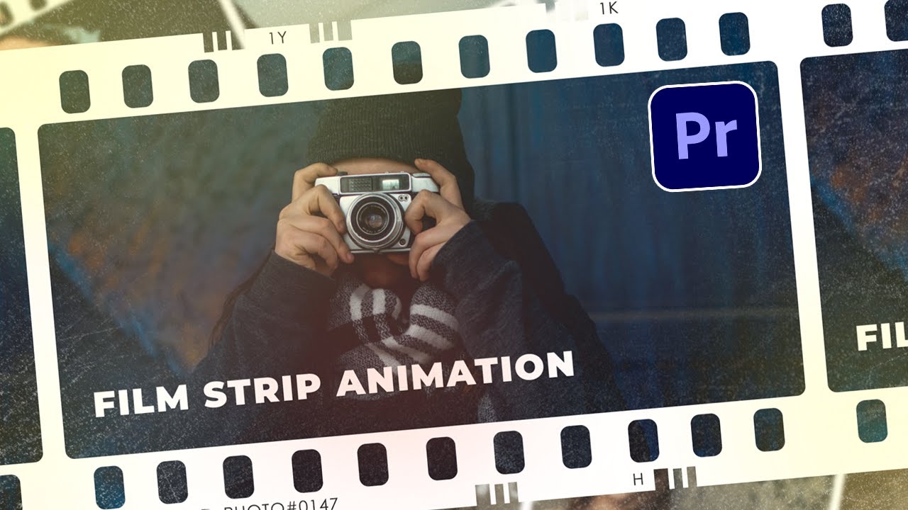 Minimalist Film Strip Animation in Premiere Pro