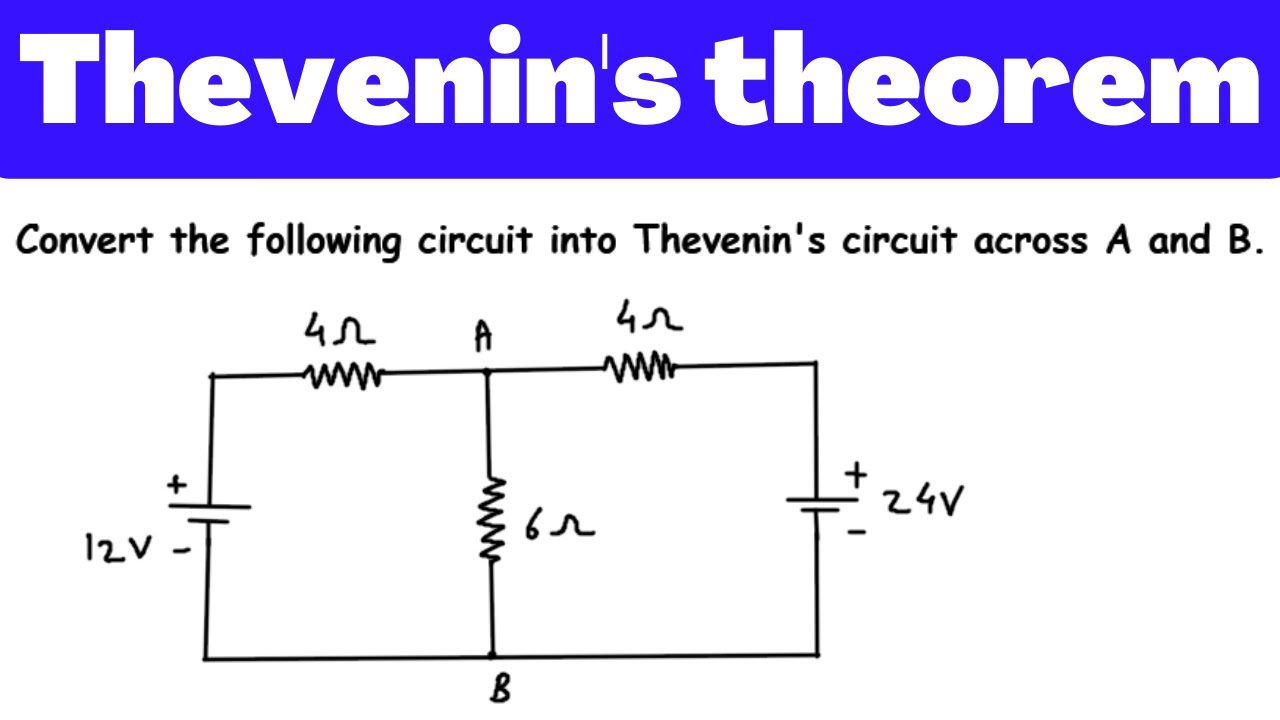 Thevenin Equivalent Circuit Solved Example | Electric Circuits | Network Analysis | Network Theory