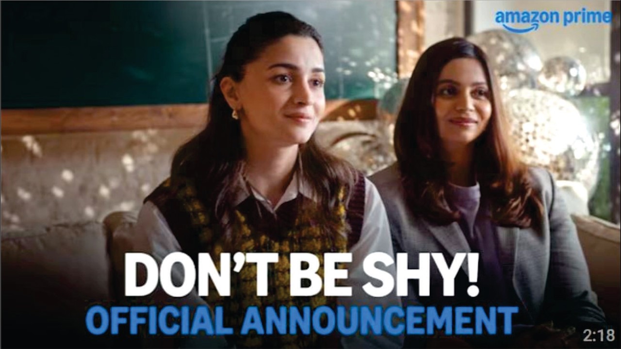 Don't Be Shy! - Official Trailer | Alia Bhatt | Shaheen Bhatt | Prime Video India | Don't Be Shy!
