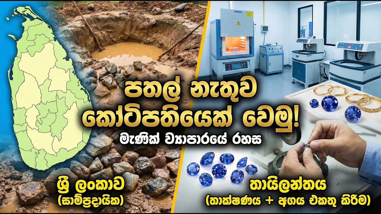 පතලක් නැතුව මැණික් වලින් කෝටිපතියෙක් වෙන්නේ කොහොමද? | Gem Business in Sri Lanka 💎