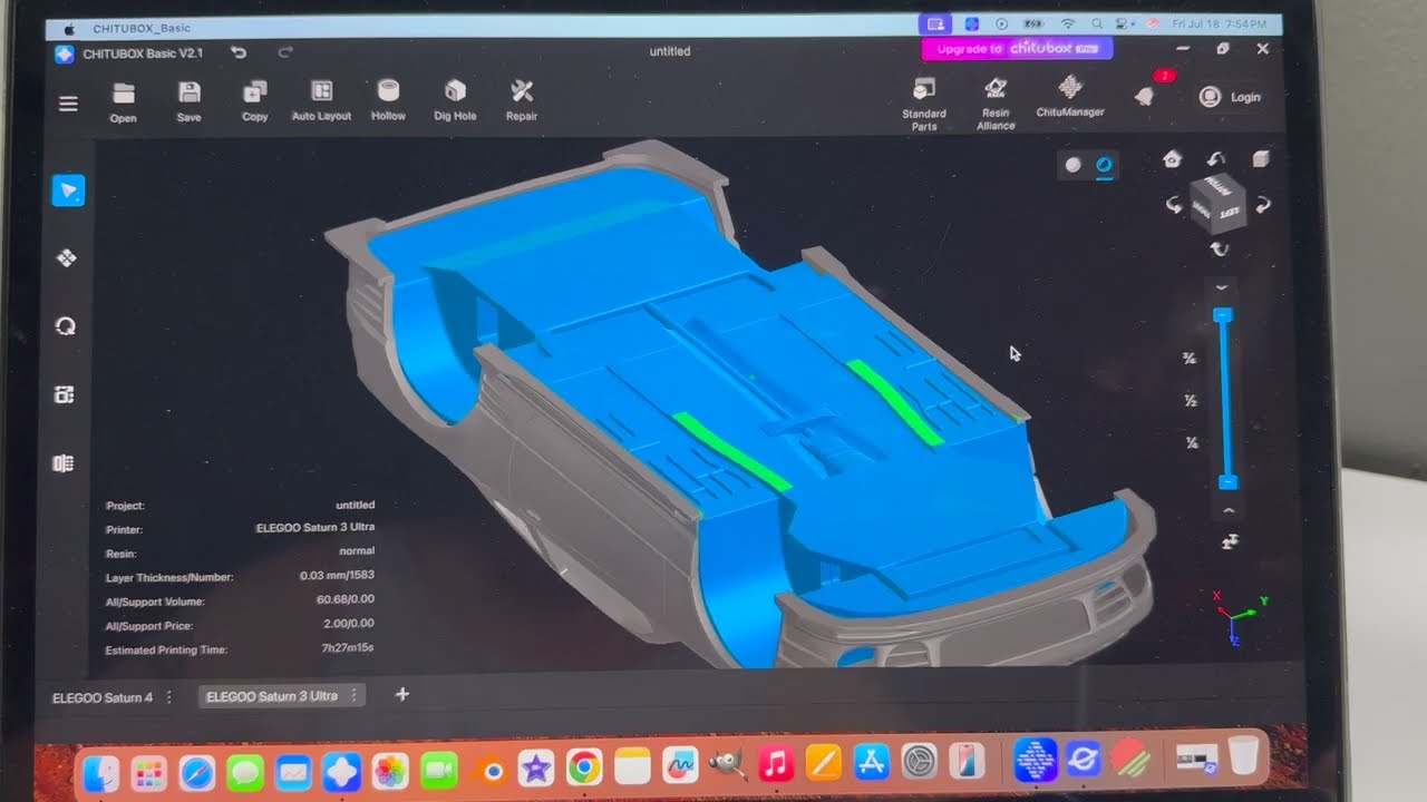 Resizing a 3D Print file in Chitubox. An Idiot's guide.
