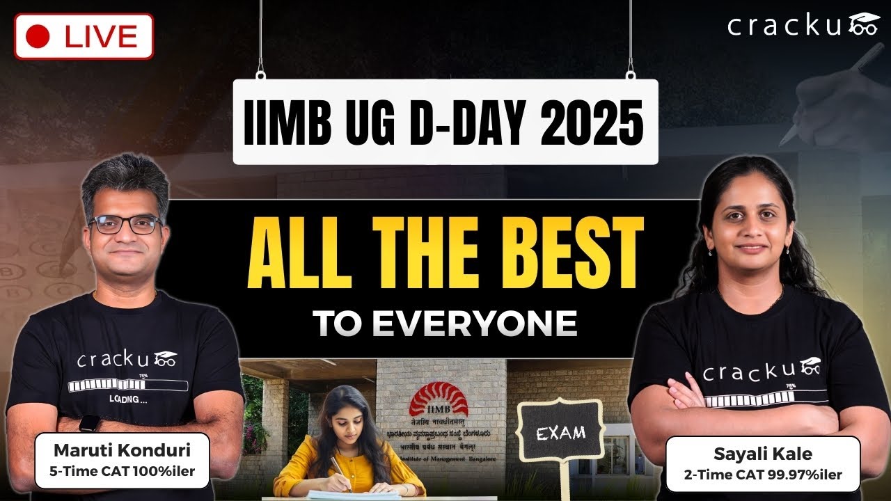IIM B UG Admission Test 🔴 Quant Formulas Revision Live | Important Quant Formulae PDF