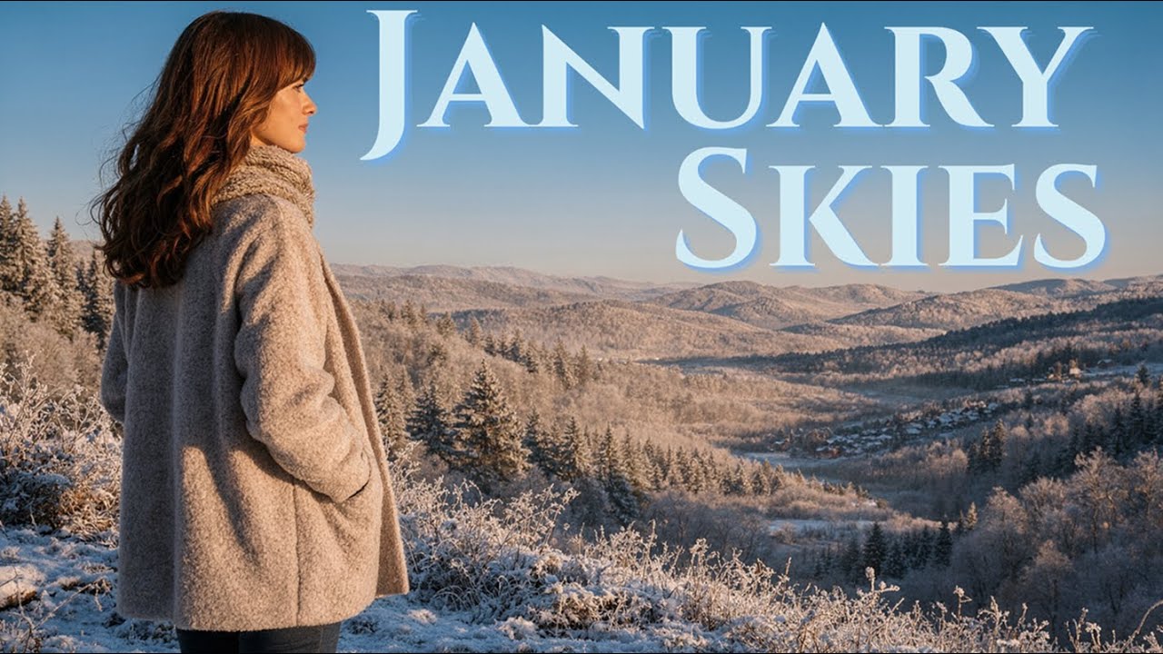 January Skies | Winter Folk Pop (Lyric Video)