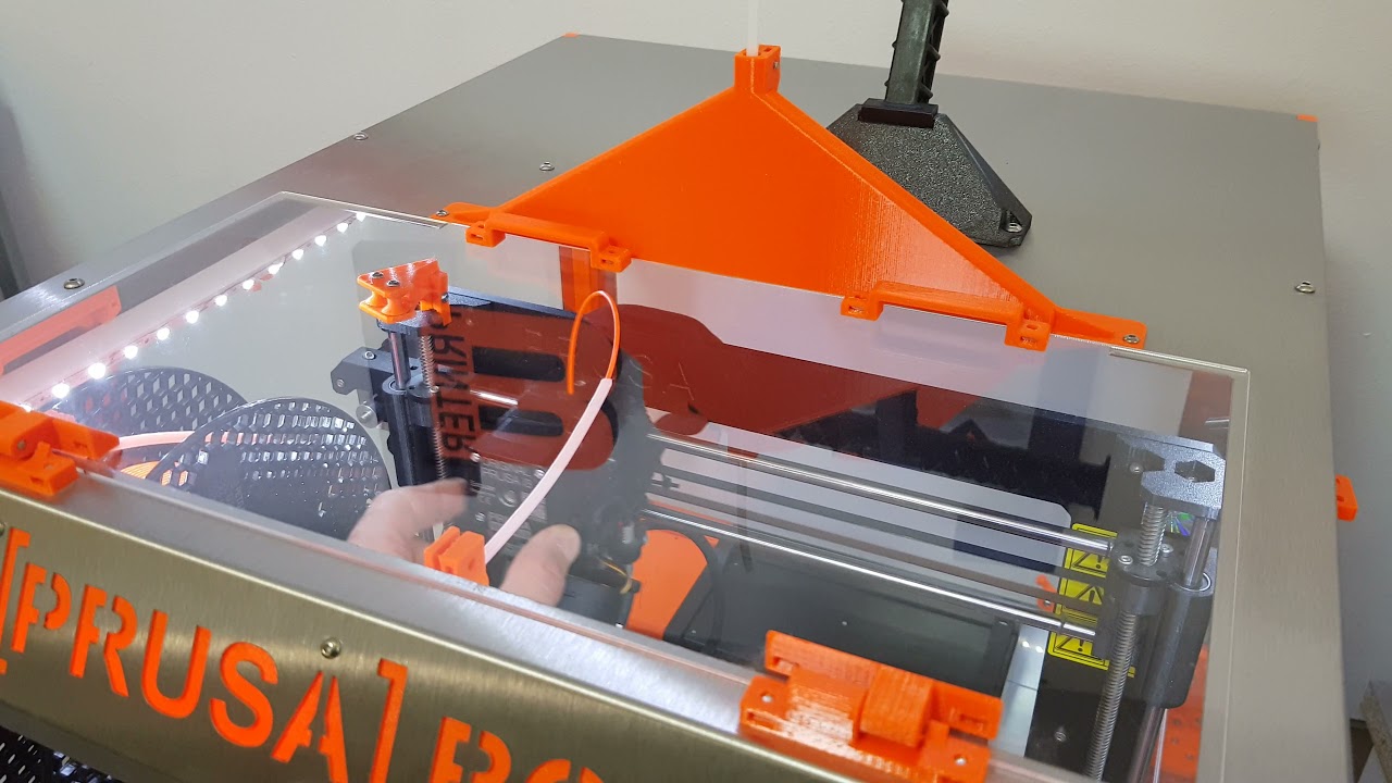 Inside spool holder filament guide beta test